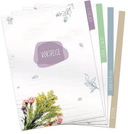 Registro mappe "Boeket" A4, 4 parti