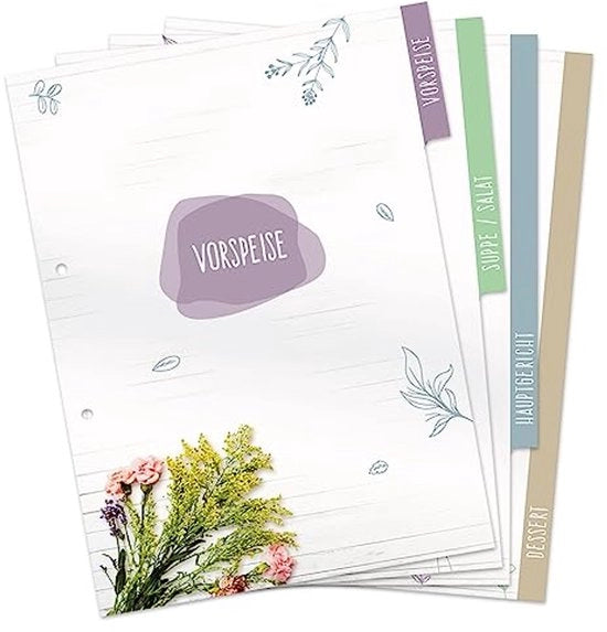 Registro mappe "Boeket" A4, 4 parti