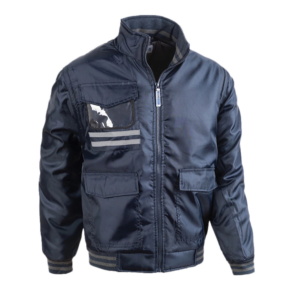 Giubbino quick XL blu con maniche staccabili