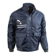 Giubbino quick XL blu con maniche staccabili