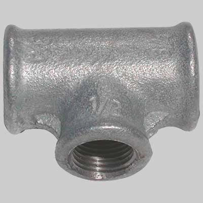 TEE RIDOTTO ZINCATO  11/2 x 3/4 x 11/2     MADE IN ITALY
