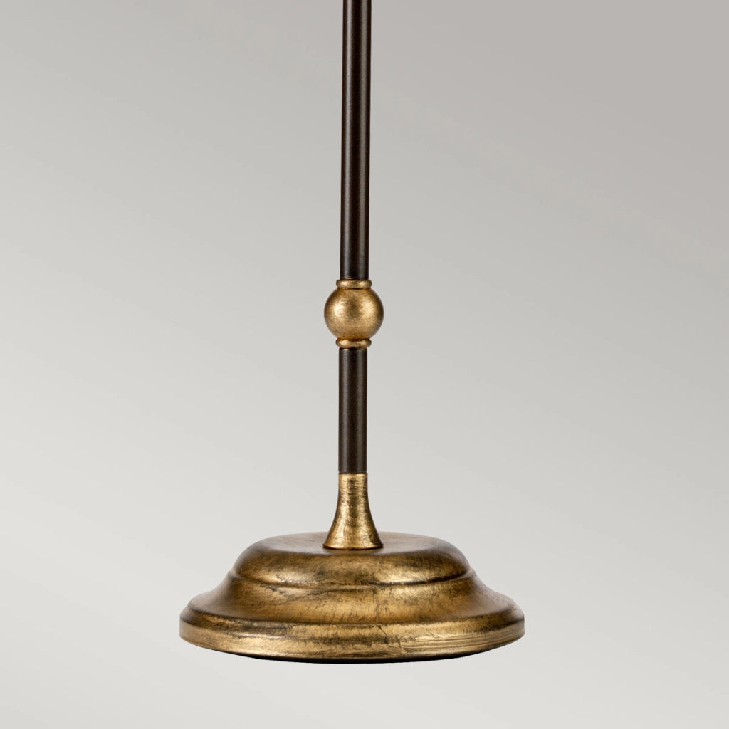 Lampada tavolo Amarilli bronzo oro cristalli E27 Elstead
