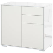 Armadio con 2 ante e 2 cassetti ¨C Minimal ¨C Bianco 79x36x74 cm