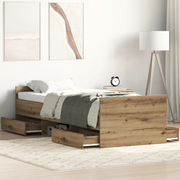 Giroletto senza Materasso-Struttura Letto Rovere Artigianale 90x190cm 193511