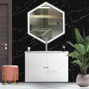 Mobile bagno moderno con specchio - 120x46