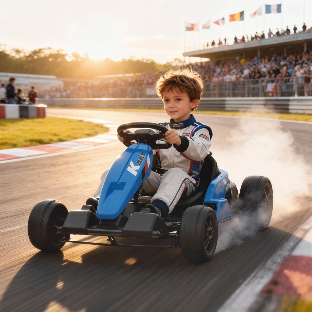 Go-Kart Elettrico per Bambini ¨C Minimal ¨C Blu