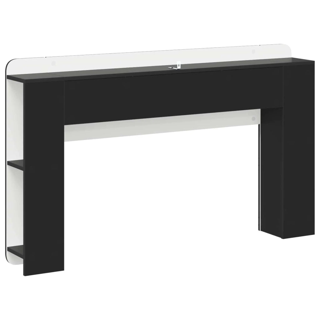Testiera | Testata del letto Nero 135 x 18,5 x 80 cm Legno ingegnerizzato