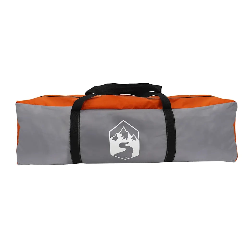 Tenda da Campeggio a Cupola 4 Persone Grigia Impermeabile 94721