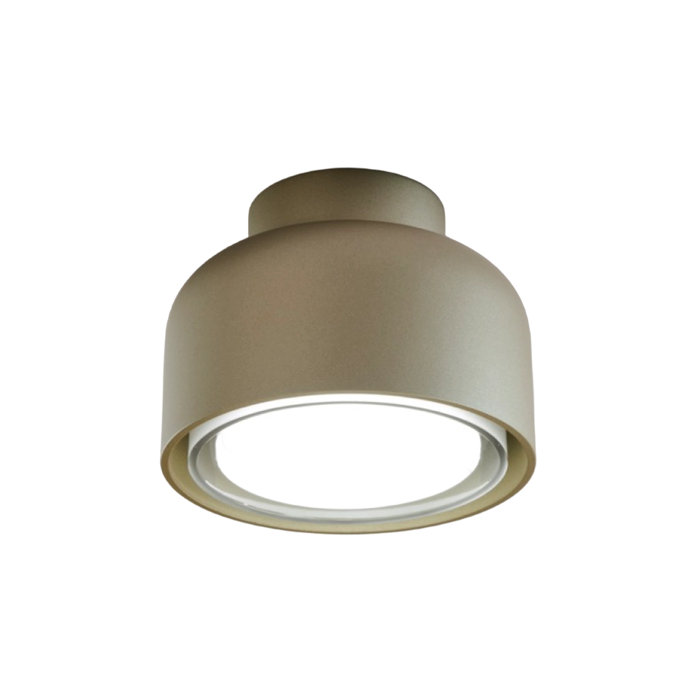 Plafoniera BOTTONE moderna in alluminio Sabbia 1xGX53