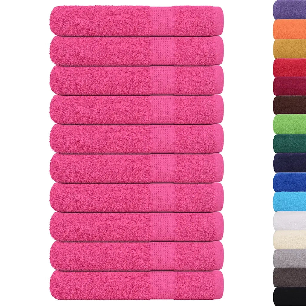 Asciugamani per sauna FROGN 10 pezzi Rosa 80x200 cm 360 g/m2