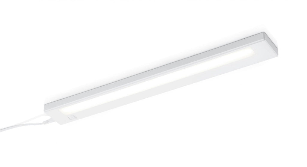 ALINO REGLETTE LED BIANCA L.55 7W  700lm, 3000K COLORE BIANCO PIU INTERRUTTORE