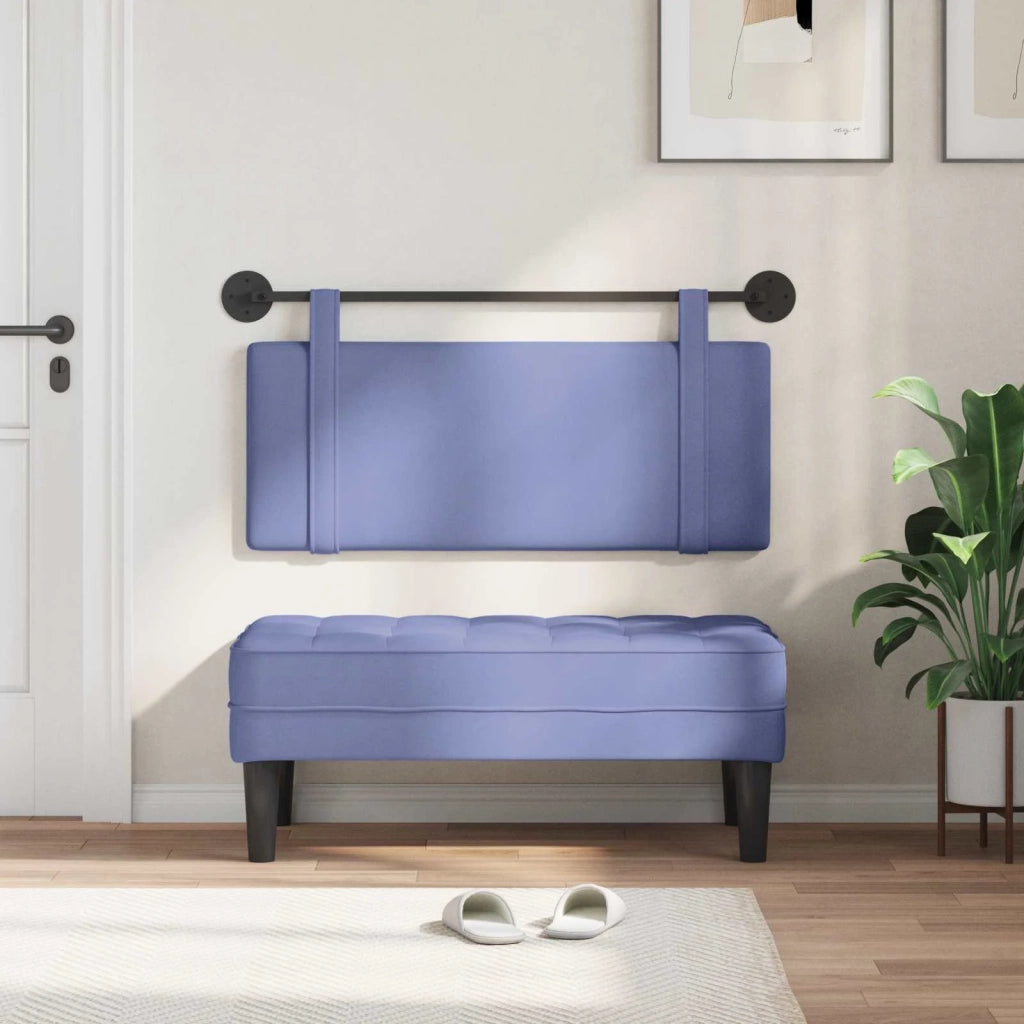 Testiera | Testata sospesa Blu jeans Tessuto