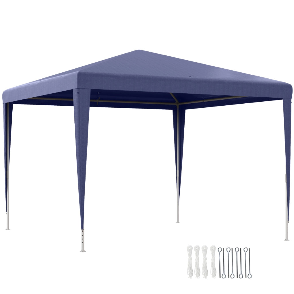 Gazebo Pieghevole 3x3 m ¨C Xylo ¨C Blu Anti UV Portatile Giardino