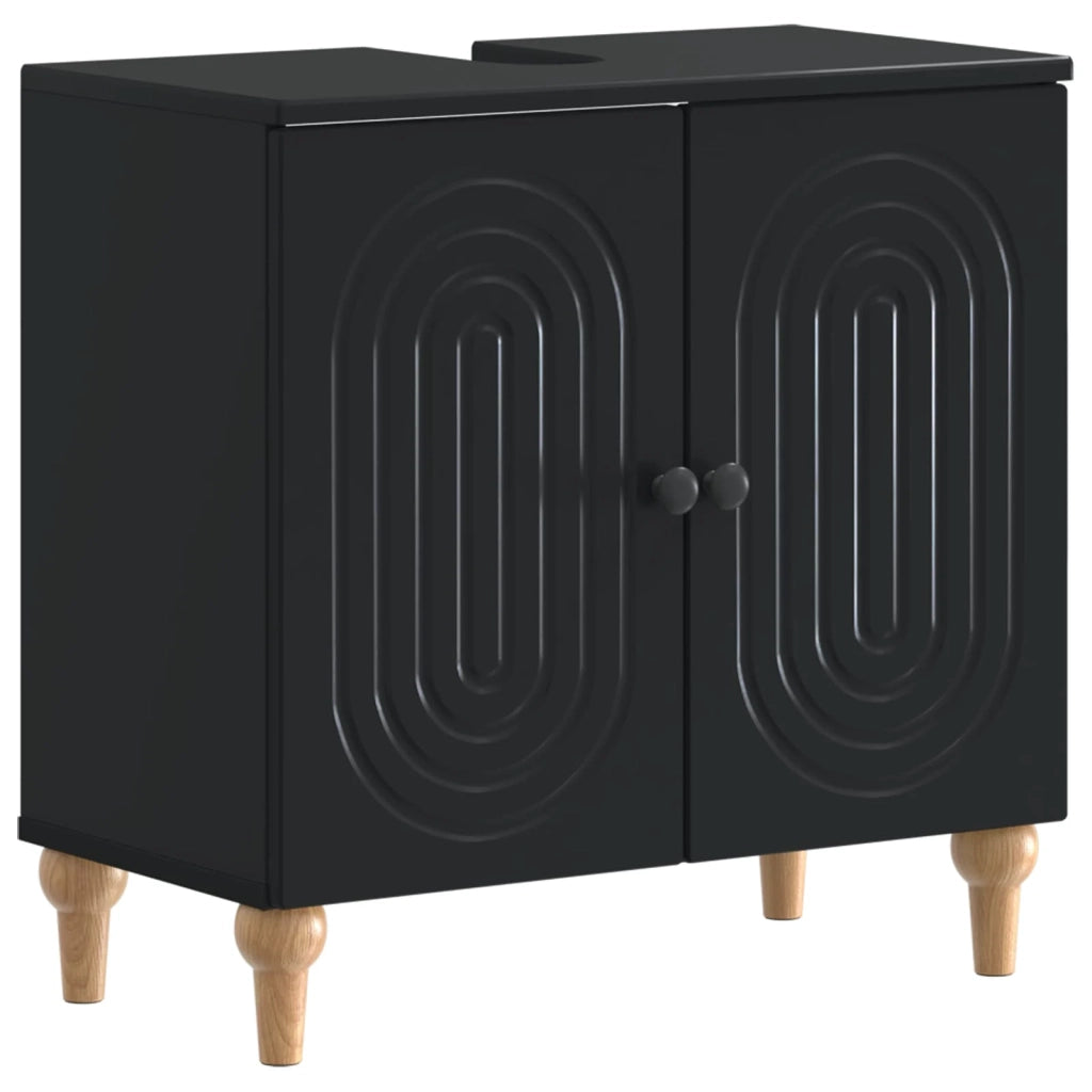 Set di Armadi da Bagno da 2 Pezzi ALKMAAR Nero 3417991