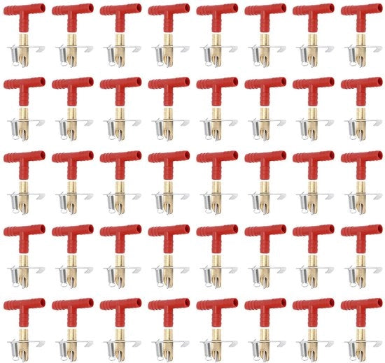 Accessori per bere acqua automatico - 20 pezzi - plastica/ rame/acciaio