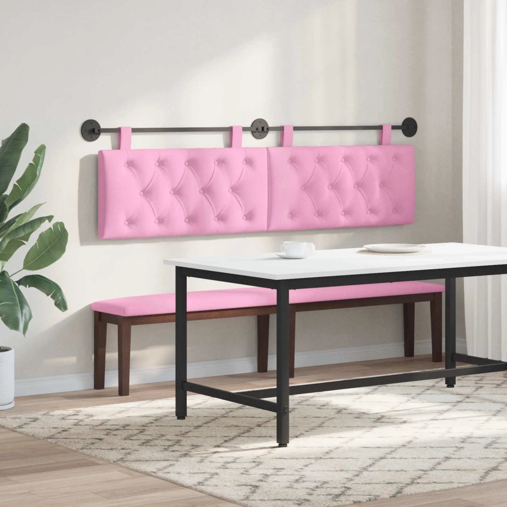 Testiera | Testata sospesa Rosa Tessuto