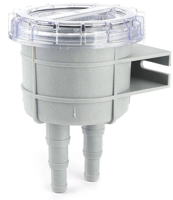Filtro acqua zeef 4,3" - Protezione motore - Filtro acqua - Installazione semplice - Coperchio trasparente - Filtra particelle in sospensione