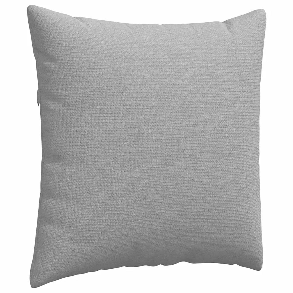 Cuscini da Divano 2 pcs Grigio Nuvola 80 x 80 cm Tessuto 42014053