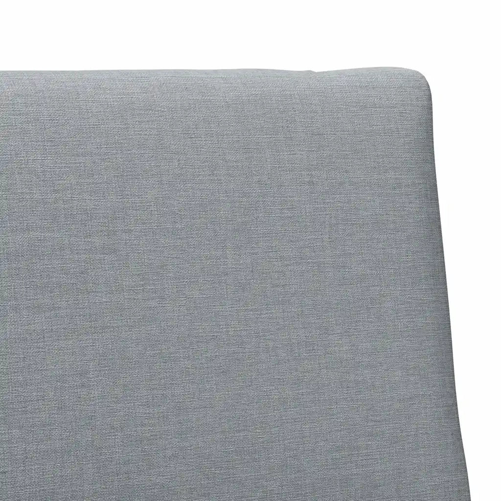 Testiera imbottita Grigio chiaro 90 cm Pino massello 879139