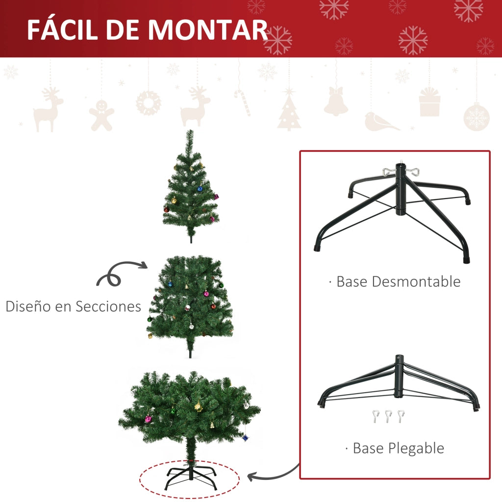 Albero di Natale Artificiale ¨C Minimal ¨C Verde 180 cm 624 Rami