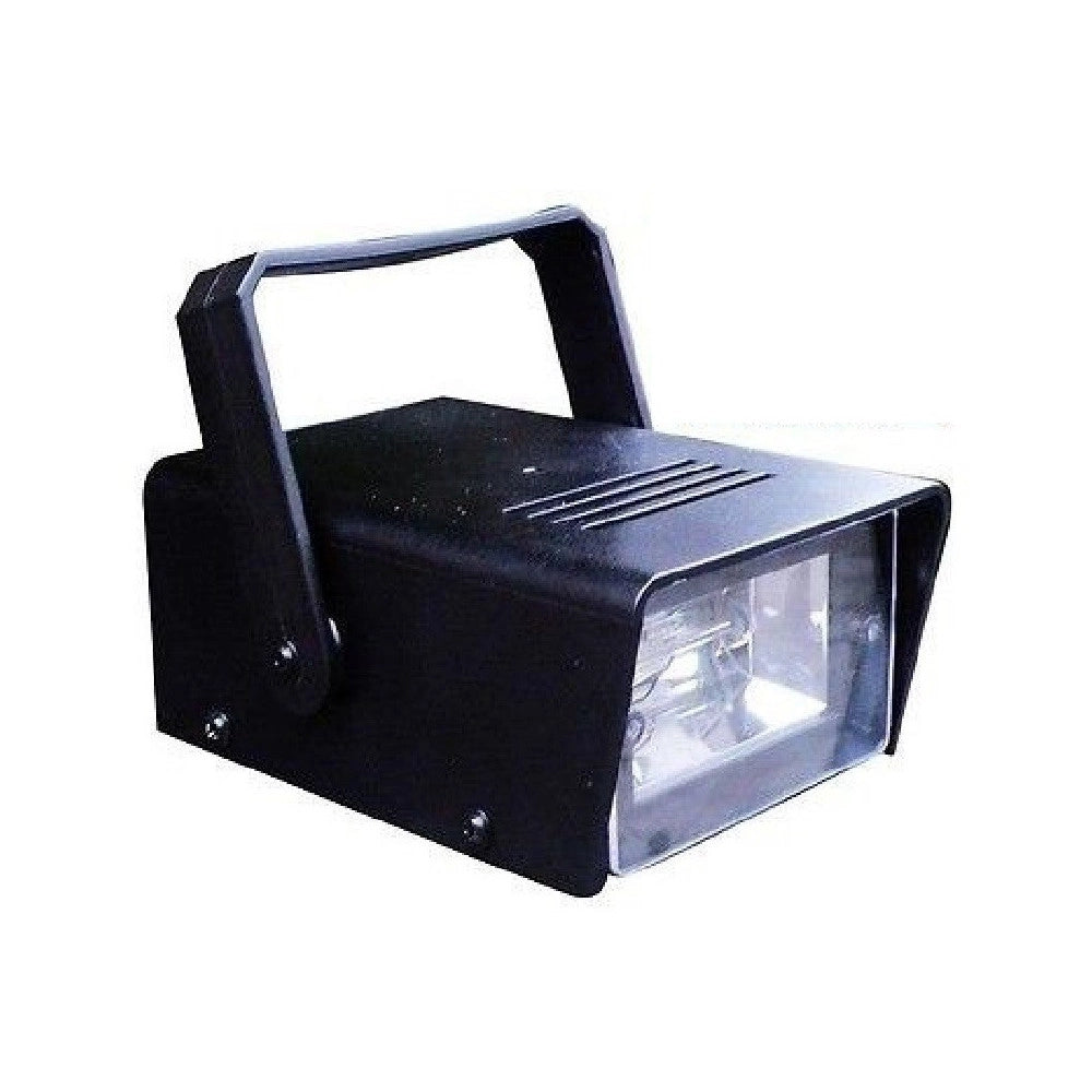 Trade Shop - Strobo Discoteca Luce Effetto Flash Dj Disco Stroboscopica Mini Blu Rosso Giallo -