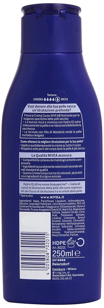 NIVEA CREMA FLUIDA NUTRIMENTO INTENSIVO 250 ML