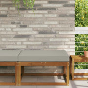 Cuscino per divano da esterno Grigio 80 x 80 x 8 cm Poliestere 900813