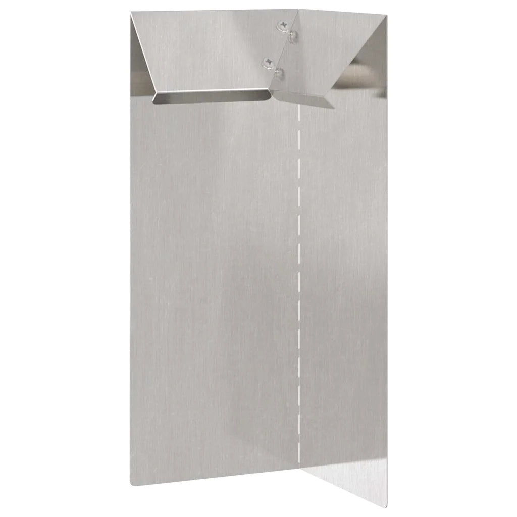 Recinto per lumache 4 pz 10 x 10 x 25 cm Acciaio Inox Argento 874874