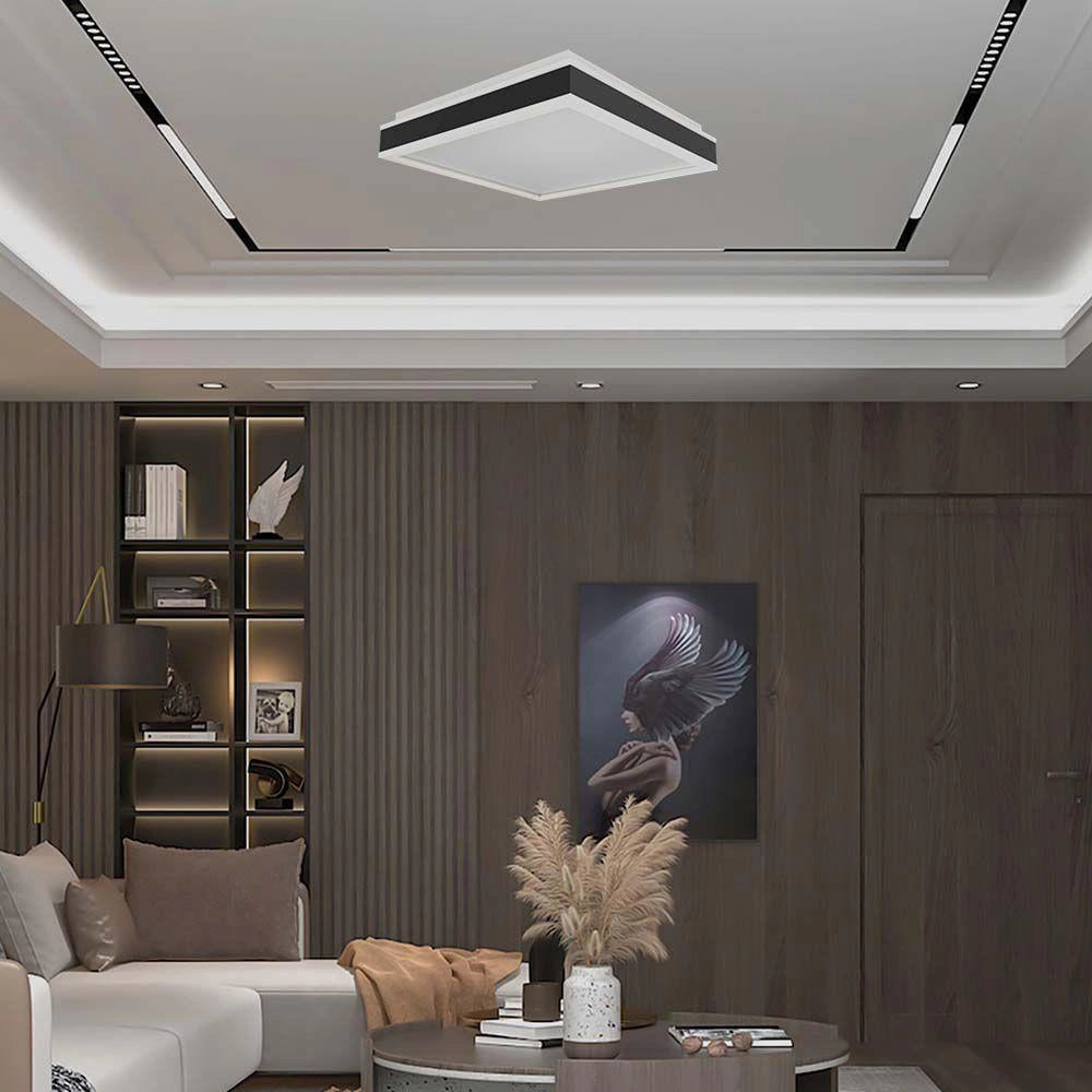 V-TAC Plafoniera LED 38W dimmerabile 40x40 nera 4000K