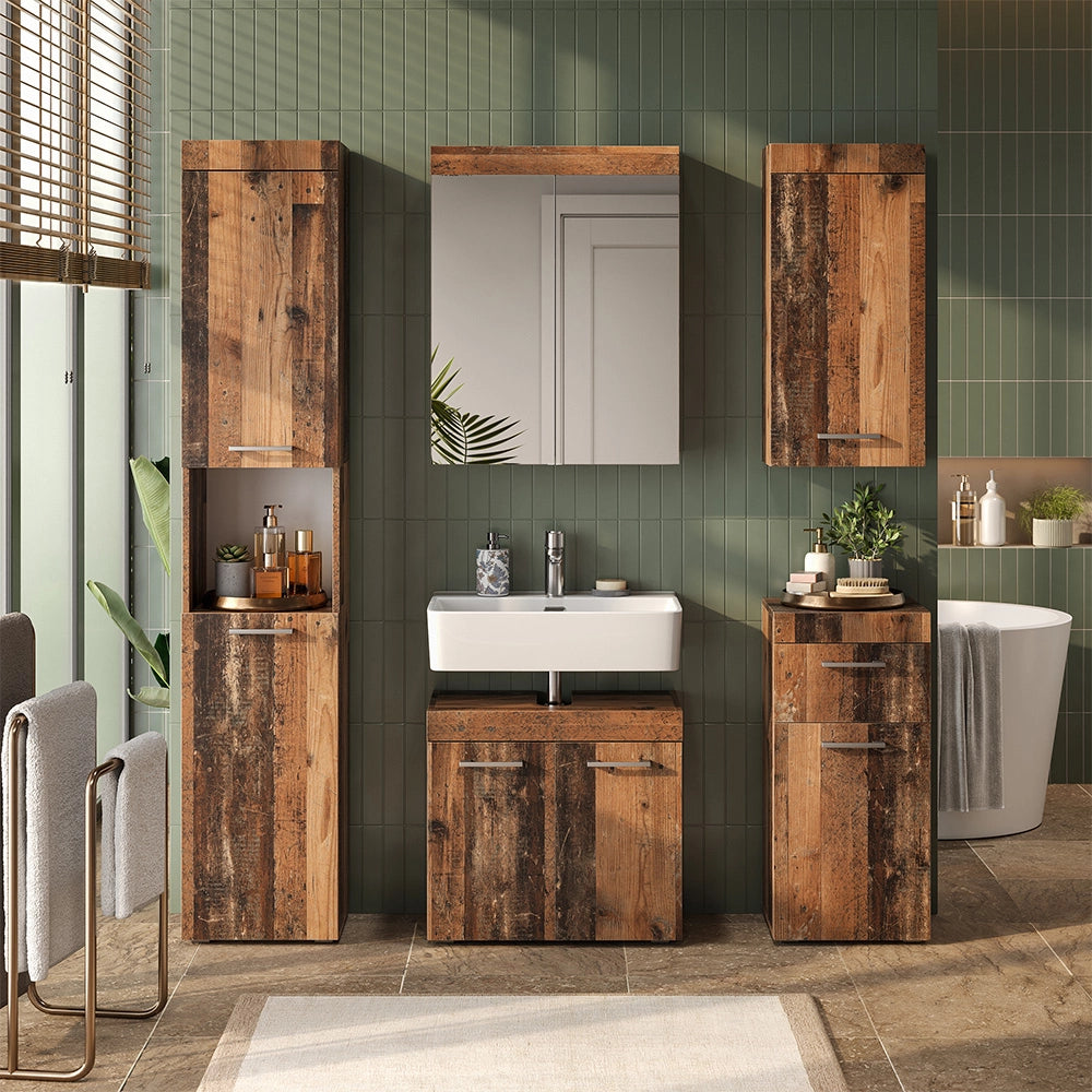 Vicco Set di mobili da bagno Oldstyle 3 parti