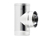 RAC INOX TEE  90° D.150 304L - ZINCO CALABRIA