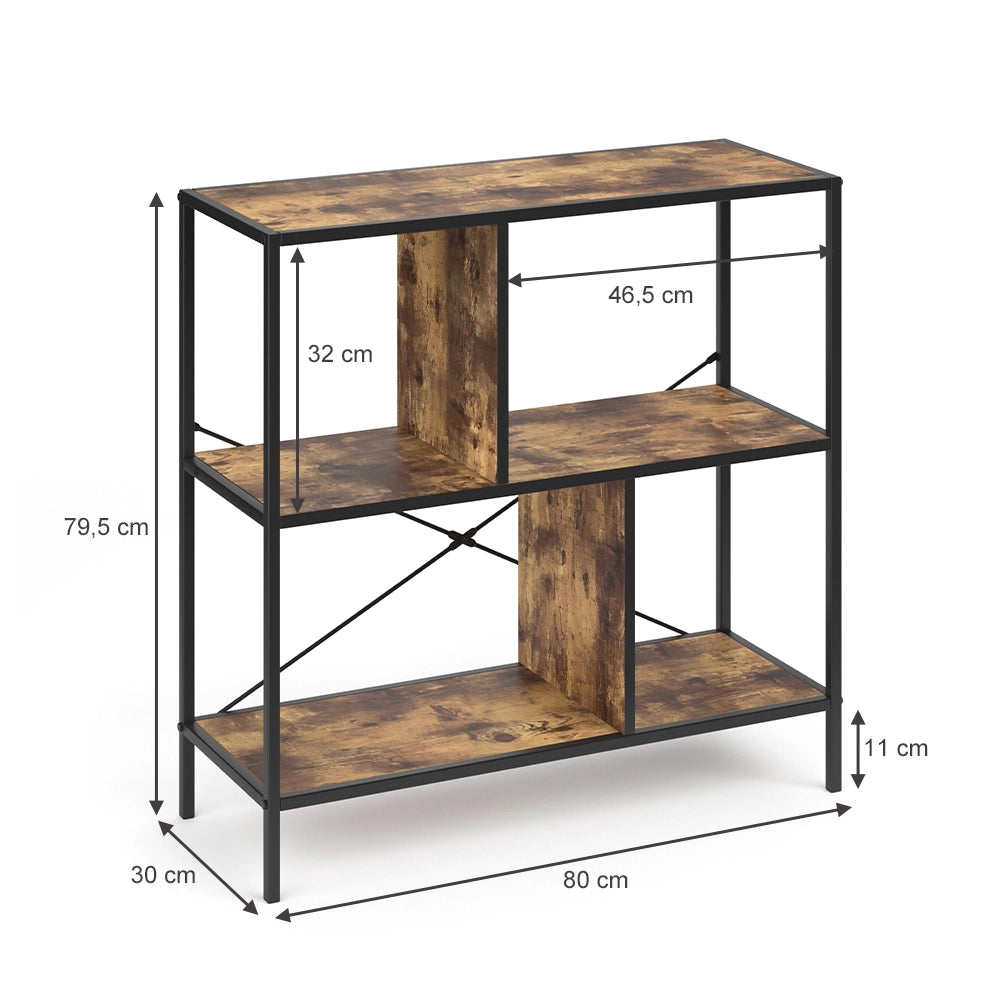 Vicco Divisorio per ambienti Legno antico 80 x 79 cm