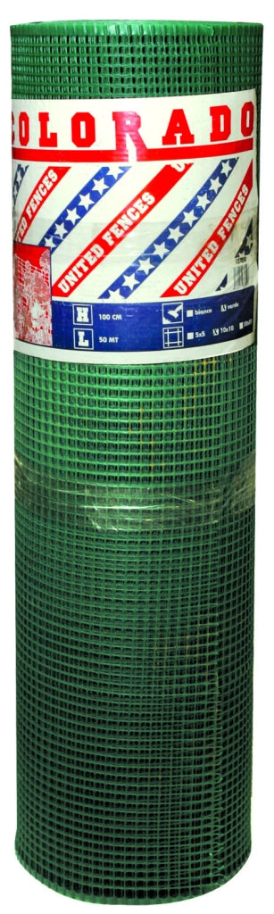 RETE IN PLASTICA COLORADO VERDE  MT50 H100  5X5