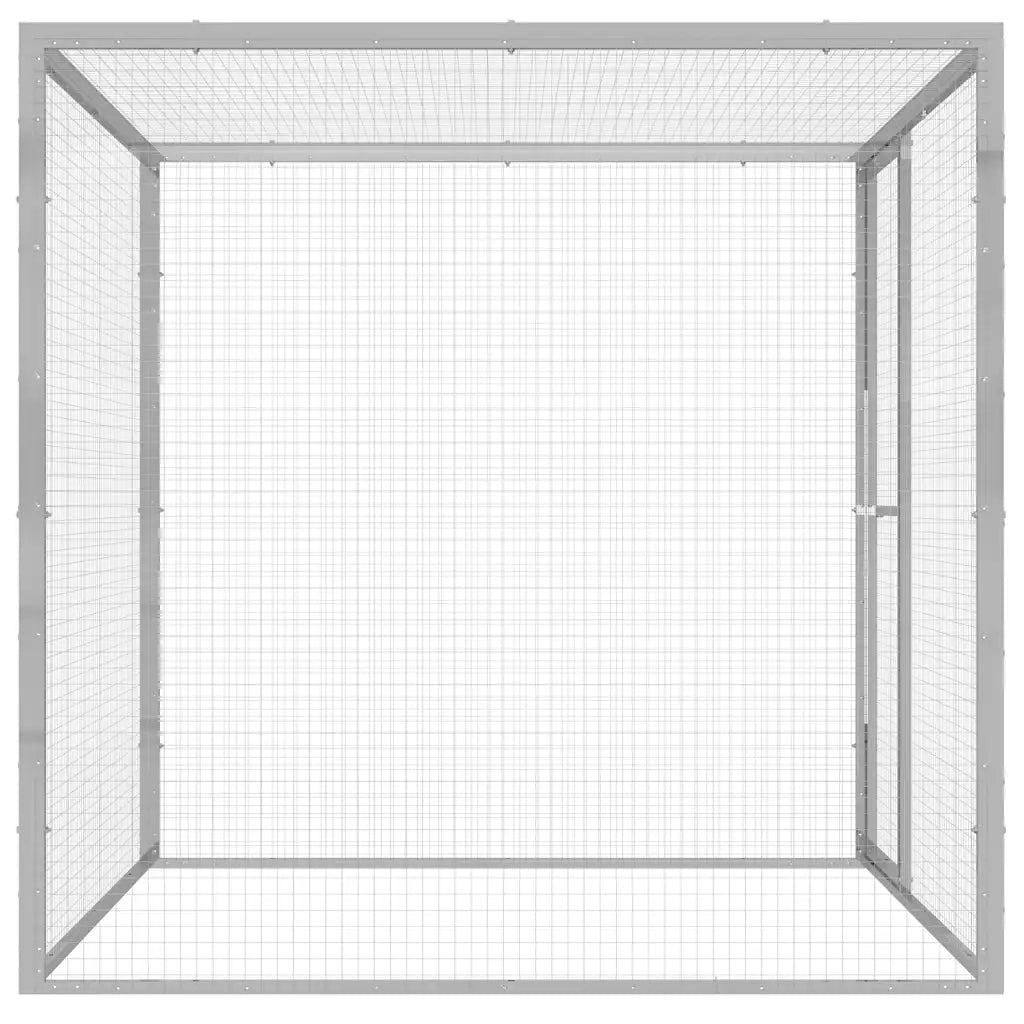 Gabbia per Gatti 1,5x1,5x1,5 m in Acciaio Zincato CFW3782527