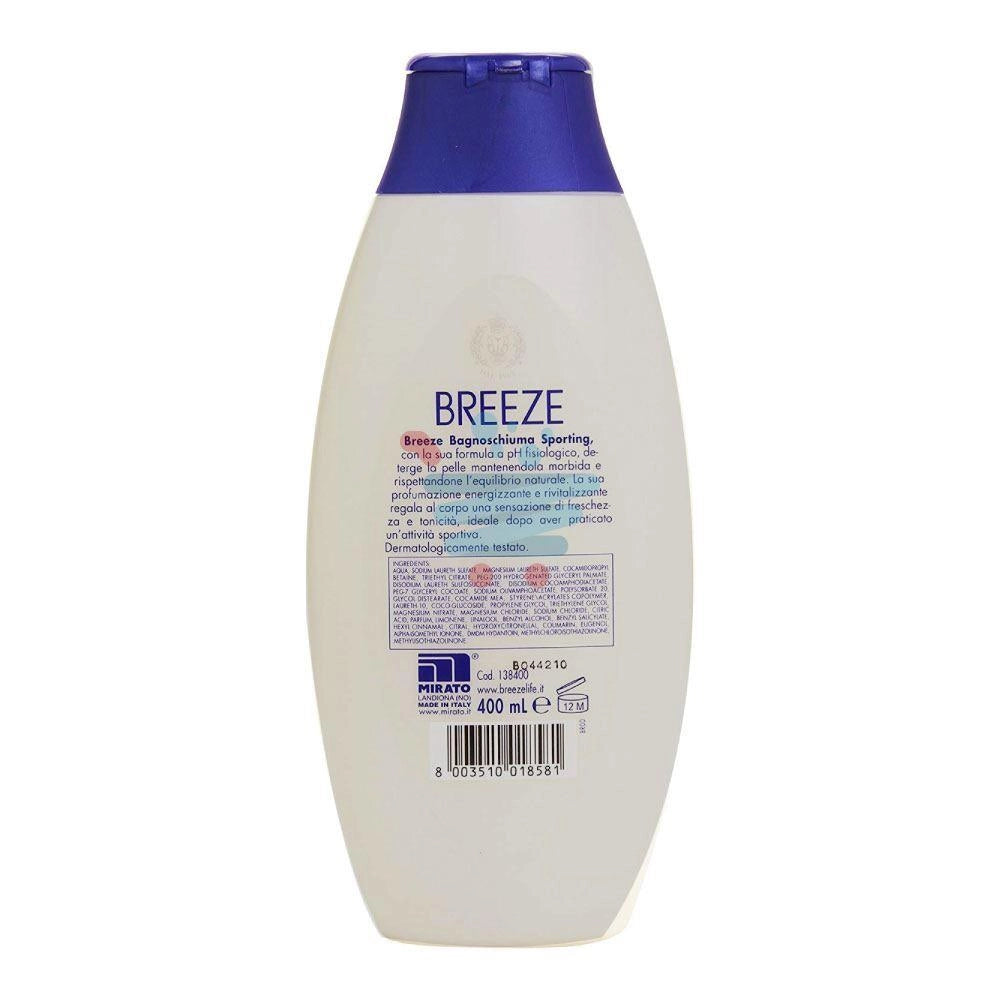 BREEZE BAGNO DOCCIA ENERGIZZANTE 400ML SPORTING