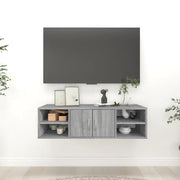 Mensola a Muro Grigio Sonoma 102x30x29 cm Legno Multistrato 826364