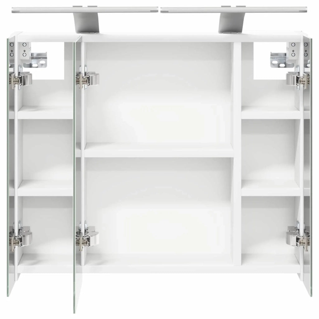 Mobiletto per specchio da bagno Bianco 60 x 14,5 x 50 cm 889079