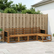 Set di divani da esterno 5 pcs Naturale