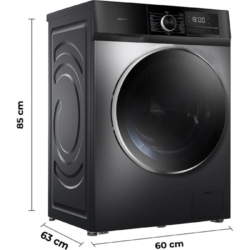 CECOTEC 02471 - Lavatrice Bolero DressCode 10500 Inverter Steel A