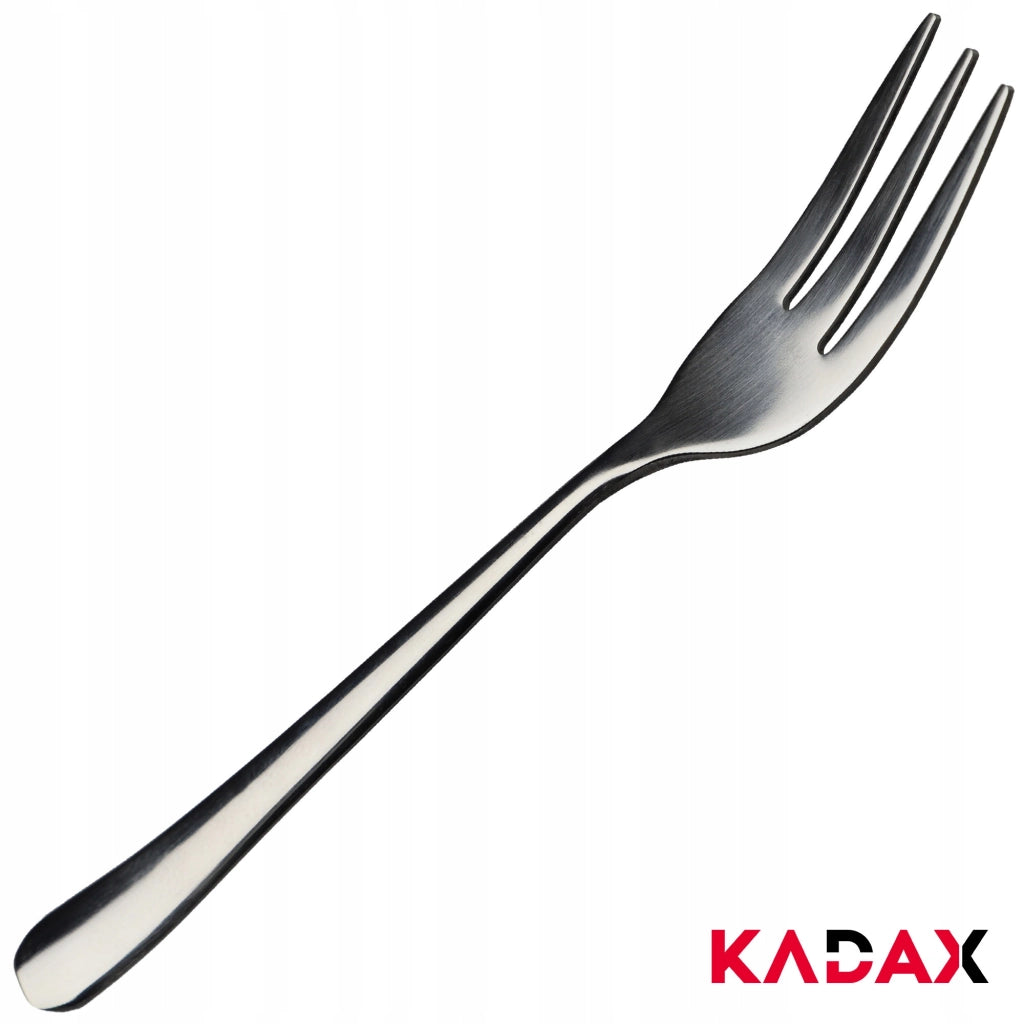Set di 3 forchette da dessert KADAX lucide