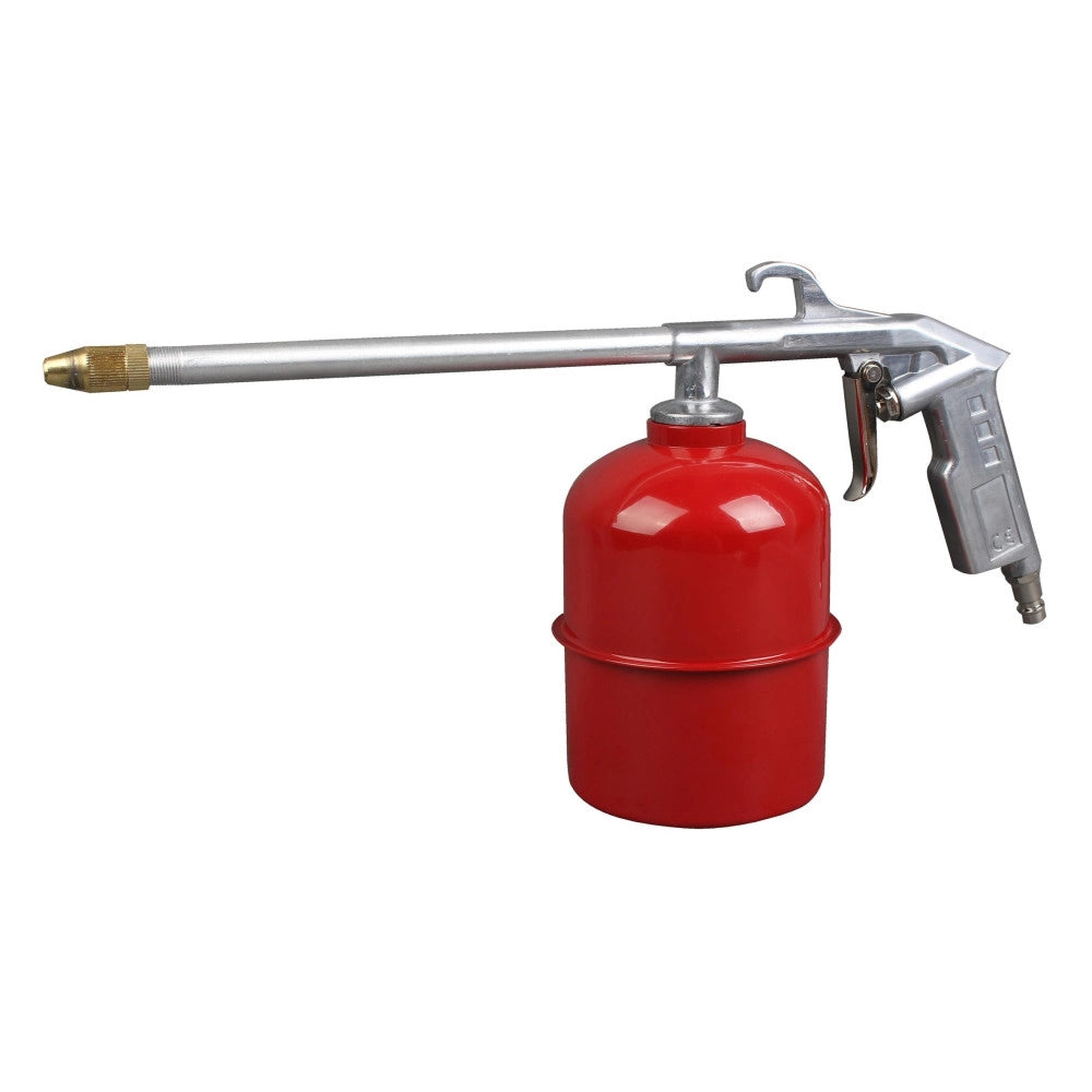 Trade Shop - Pistola Lavaggio Aria Compressa Per Compressore Serbatoio 1lt Nafta Olio -
