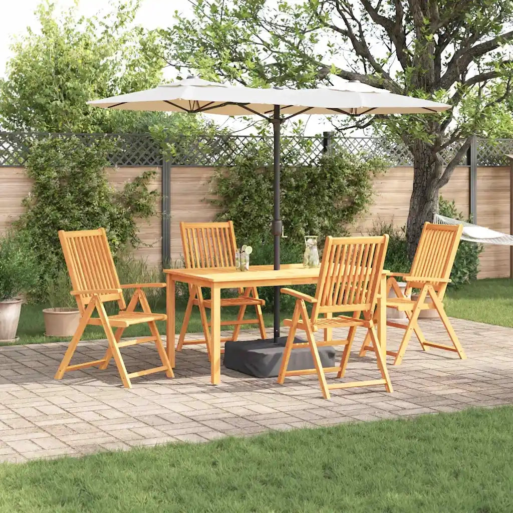 Set da Pranzo per Giardino 5 pcs Marrone 3375619