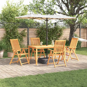 Set da Pranzo per Giardino 5 pcs Marrone 3375619