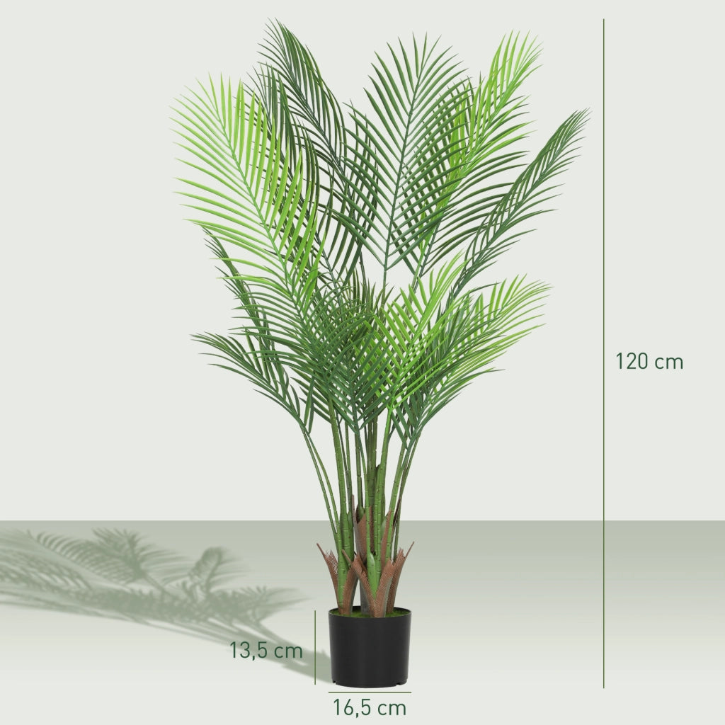 Palma artificiale ¨C Minimal ¨C verde 120 cm con vaso