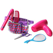 Trade Shop - Set Parrucchiera Per Bambini Con Phone Piastra Specchio E Accessori Per Capelli -