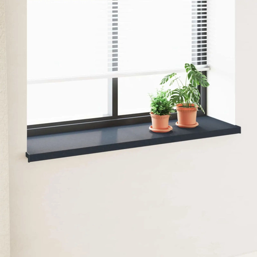 Soglia della Finestra Antracite con Venature del Legno PVC 42046984