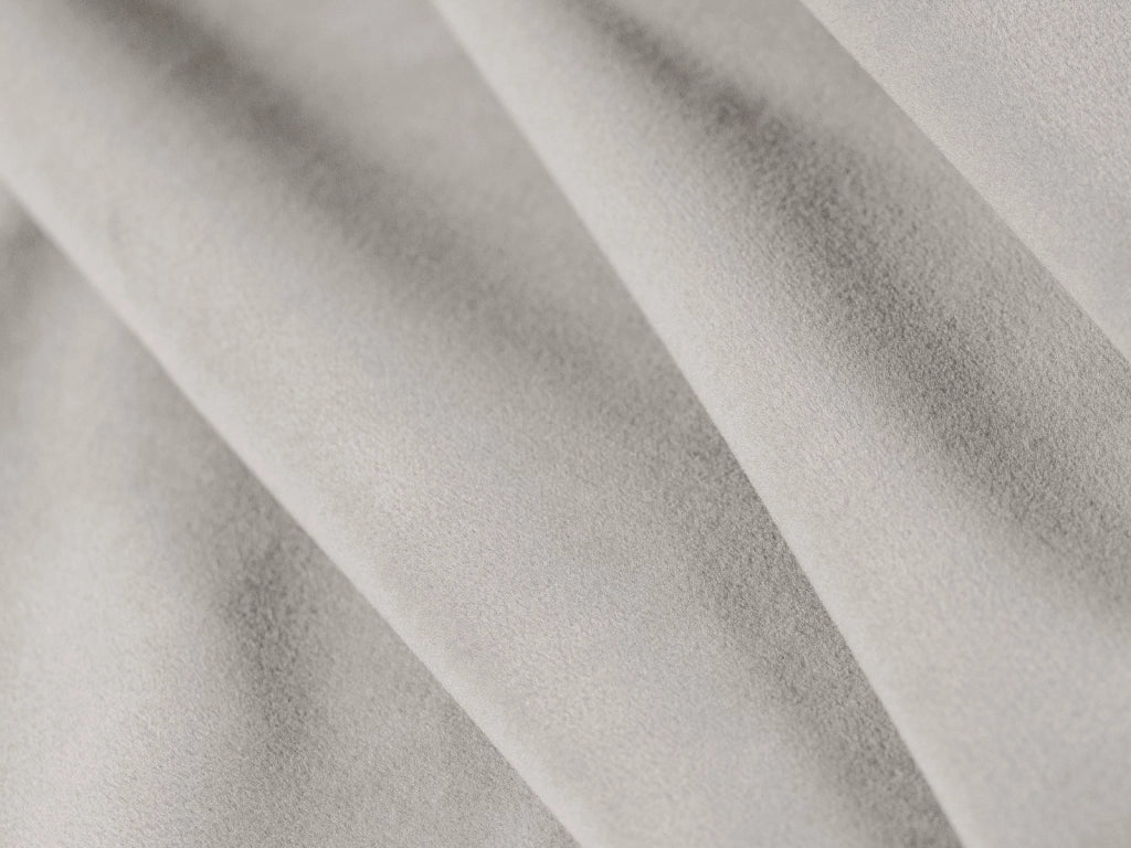 Cosmopolitan Design - Divano modulare "Sydney" 3 posti in velluto beige chiaro 