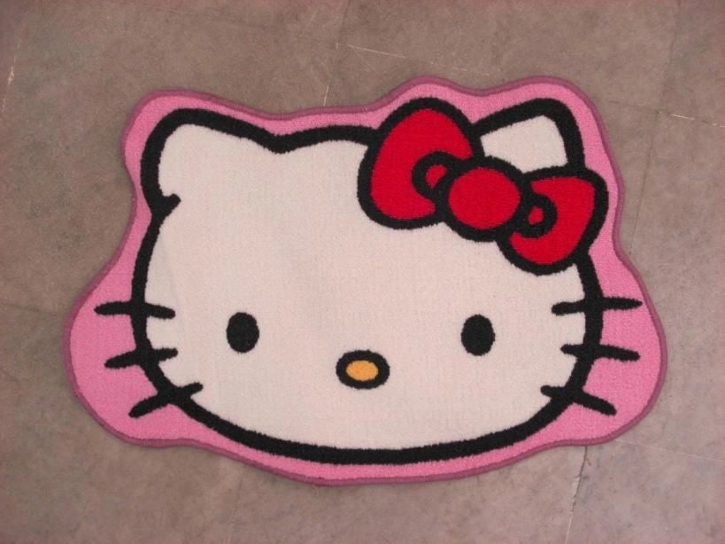 Tappeto camera hello kitty 66x110cm faccia