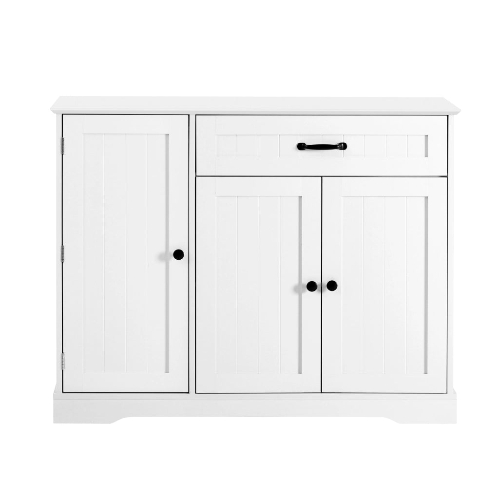 Credenza con 3 Ante e Cassetto ¨C MINIMAL ¨C Bianco