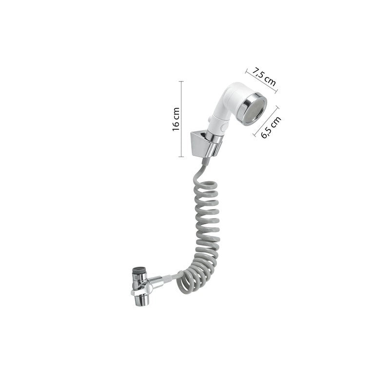Kit doccetta per lavabo Easy 07 bianco 16 x 6,5 x 7,5 cm